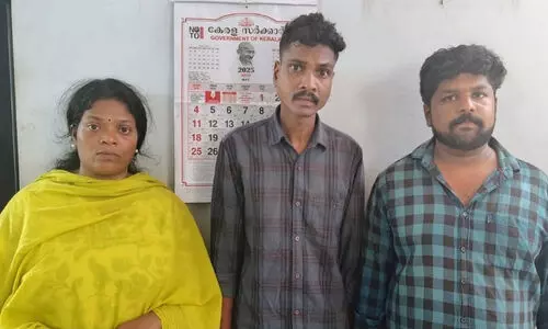 അച്ഛമ്മയുടെ വീട്ടിൽ ധാരാളം പണമുണ്ട്, കഴുത്തിലെ മാല കവർന്നാൽ നല്ലപണം കിട്ടും; വയോധികയെ അക്രമിച്ച്​ സ്വർണം കവർന്ന കേസിൽ മരുമകൻ ഉൾപ്പെടെ മൂന്നുപേർ പിടിയിൽ