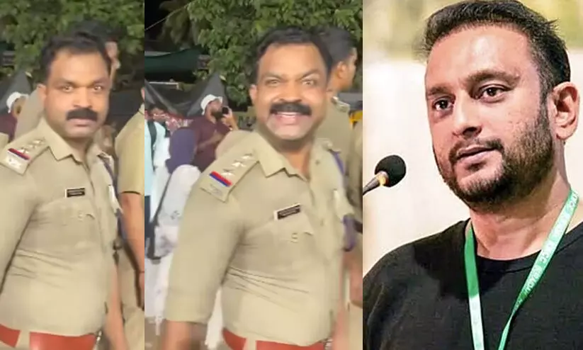 വിദ്യാർഥികളുടെ മുഖത്ത് നോക്കി കൊഞ്ഞനം കുത്തുന്ന ഈ പൊലീസുദ്യോഗസ്ഥൻ എന്ത് സന്ദേശമാണ് നൽകുന്നത്; പൊലീസ് നടപടി ശുദ്ധ തോന്നിവാസമെന്ന് പി.കെ.ഫിറോസ്