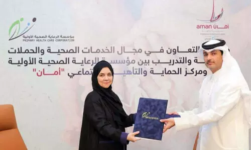 സ്ത്രീ ​പ​രി​ച​ര​ണം വ​ർ​ധി​പ്പി​ക്കാ​ൻ പി.​എ​ച്ച്.​സി.​സി -അ​മാ​ൻ സെ​ന്റ​ർ ധാ​ര​ണ