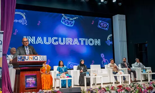 ആ​ഘോ​ഷ​ത്തോ​ടെ യു​നീ​ഖ് ന​ഴ്സ​സ് ദി​നം