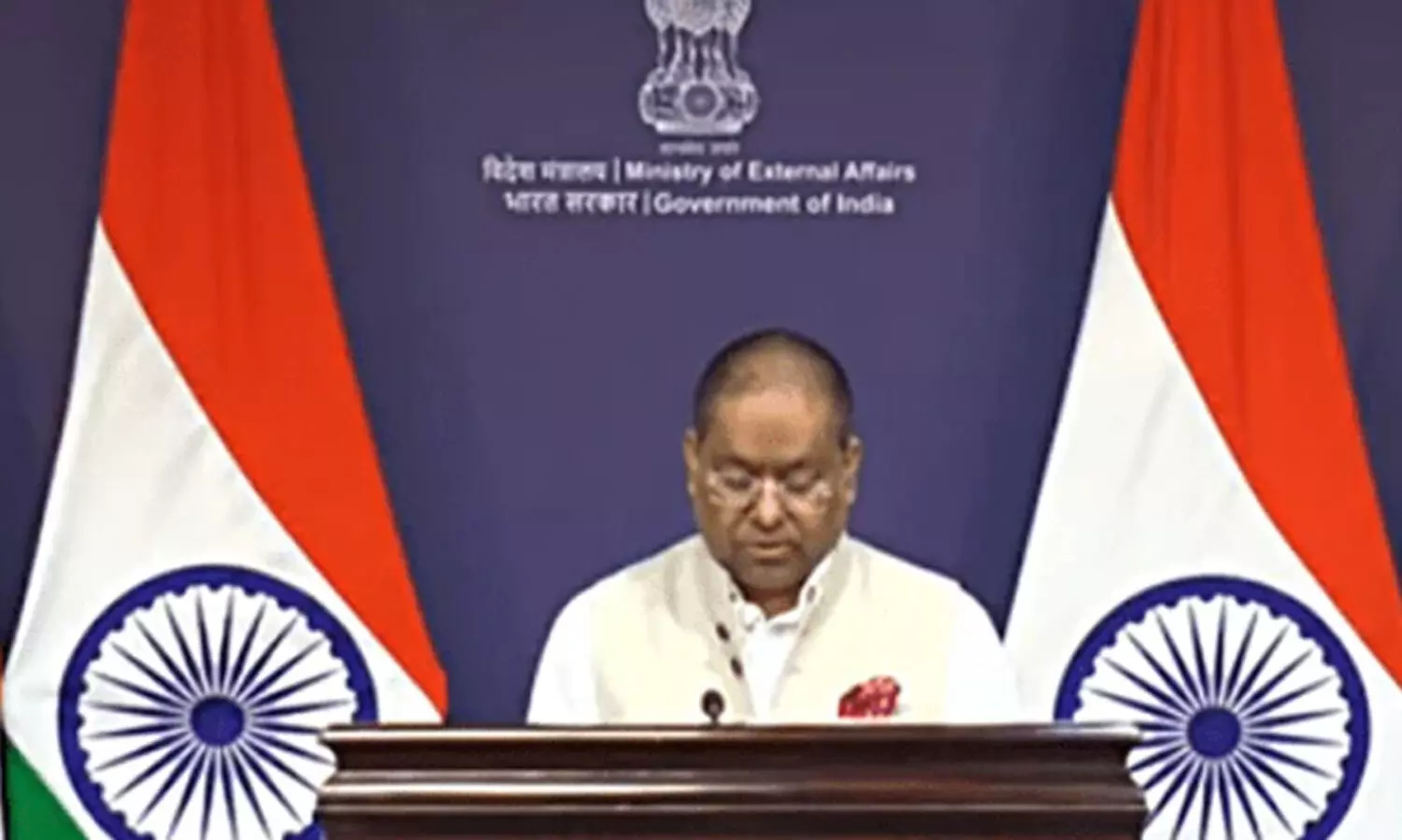 മധ്യസ്ഥ ചർച്ച നടന്നില്ല, ക​ശ്മീ​ർ പ്ര​ശ്നം ഉ​ഭ​യ​ക​ക്ഷി വി​ഷ​യം -വിദേശകാര്യ മന്ത്രാലയം