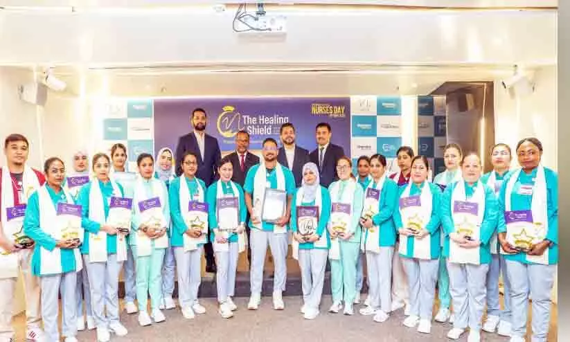 ന​ഴ്സു​മാ​ർ​ക്ക് ആ​ദ​ര​വു​മാ​യി ന​സീം ഹെ​ൽ​ത്ത് കെ​യ​ർ