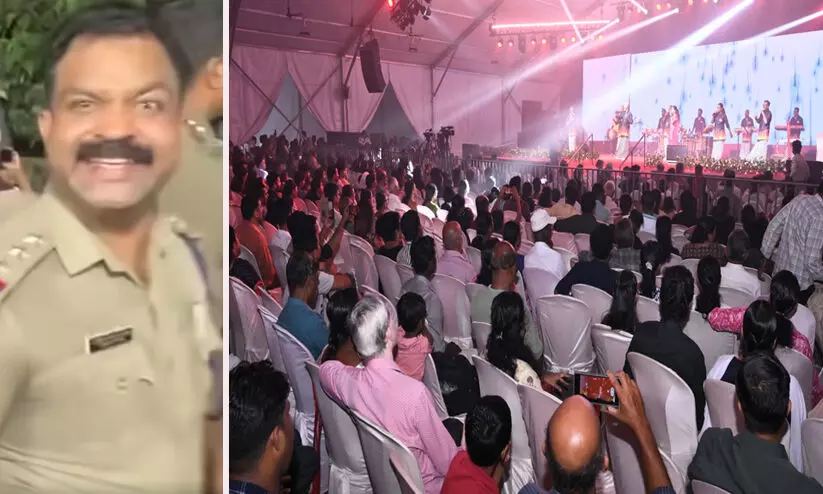 പെരിന്തൽമണ്ണയിൽ നിയമം കിറുകൃത്യം; കണ്ണൂരിൽ ബാധകമല്ല, രാത്രി 10മണി കഴിഞ്ഞും സർക്കാർ വാർഷിക പരിപാടി സജീവം