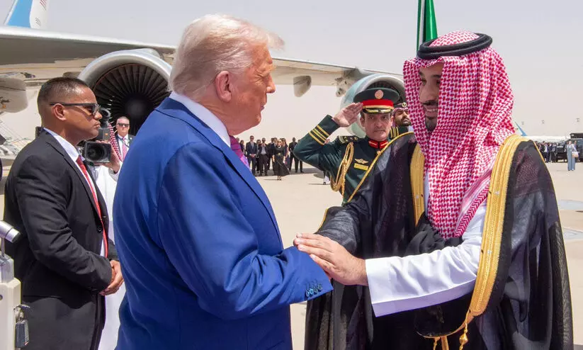 യു.എസ് പ്രസിഡന്റ് ഡൊണാൾഡ് ട്രംപ് റിയാദിൽ, ഗൾഫ് രാജ്യങ്ങളുമായുള്ള ബന്ധം ശക്തിപ്പെടുത്തുക ലക്ഷ്യം