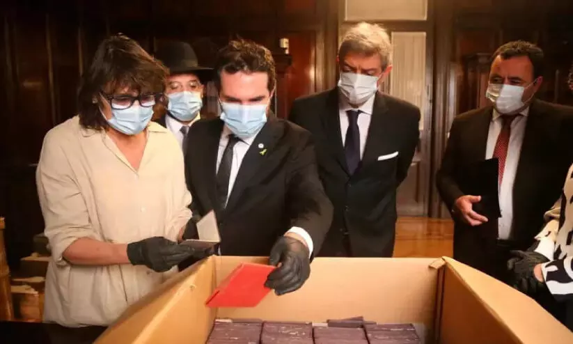 ഹോളോകോസ്റ്റ്, നാസി രഹസ്യങ്ങളുടെ കലവറ; കണ്ടെത്തിയത് അർജന്റീന സുപ്രീംകോടതി നിലവറയിൽ ഹോളോകോസ്റ്റ്, നാസി രഹസ്യങ്ങളുടെ കലവറ; കണ്ടെത്തിയത് അർജന്റീന സുപ്രീംകോടതി നിലവറയിൽ