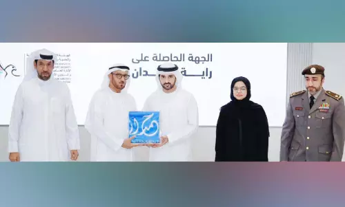 ദു​ബൈ ജി.​ഡി.​ആ​ർ.​എ​ഫ്.​എ​ക്ക് ഹം​ദാ​ൻ ഫ്ലാ​ഗ്