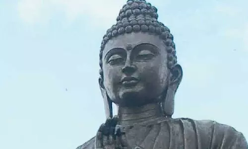 സ്‍ഥാപിച്ച് മണിക്കൂറുകൾക്കകം ഒഡിഷയിൽ ബുദ്ധ പ്രതിമ തകർത്തു