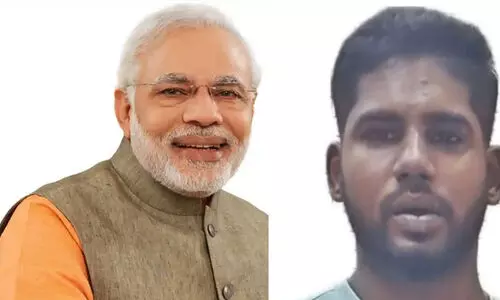 മോദിയുടെ വീട്ടിൽ ബോംബ് വെക്കണമെന്ന് പറഞ്ഞയാൾ  അറസ്റ്റിൽ