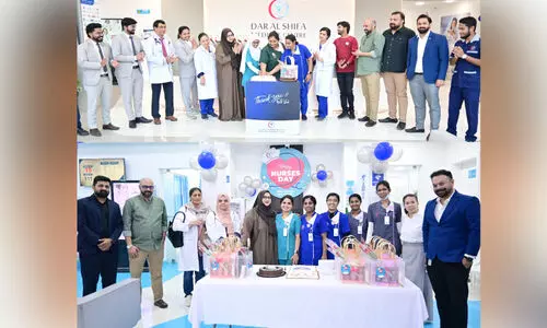 ദാ​ർ അ​ൽ ഷി​ഫ മെ​ഡി​ക്ക​ൽ സെ​ന്റ​ർ:  അ​ന്താ​രാ​ഷ്ട്ര ന​ഴ്സ​സ് ദി​ന​മാ​ഘോ​ഷി​ച്ചു