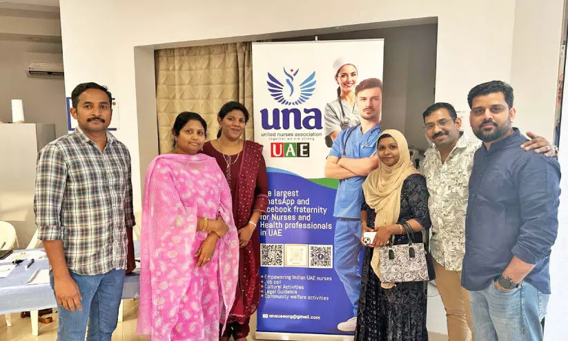 Nurses Association conducts blood donation camp