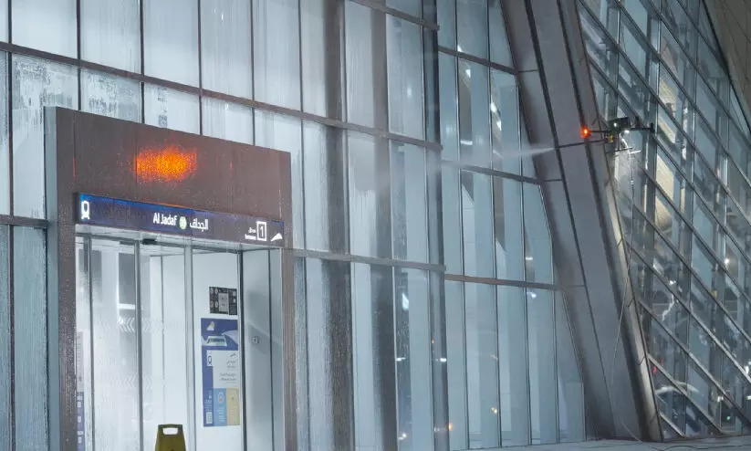 drones for cleaning metro stations