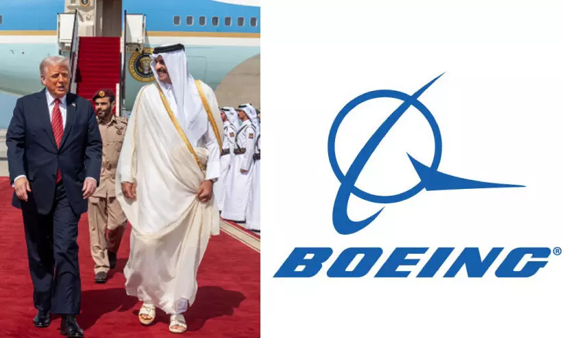 ട്രംപ് ഖത്തറിൽ; 20,000 കോടി ഡോളറിന്റെ ബോയിങ് കരാർ
