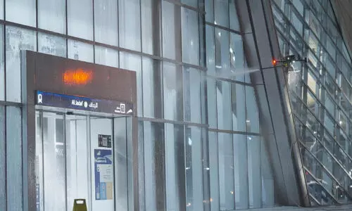 drones for cleaning metro stations