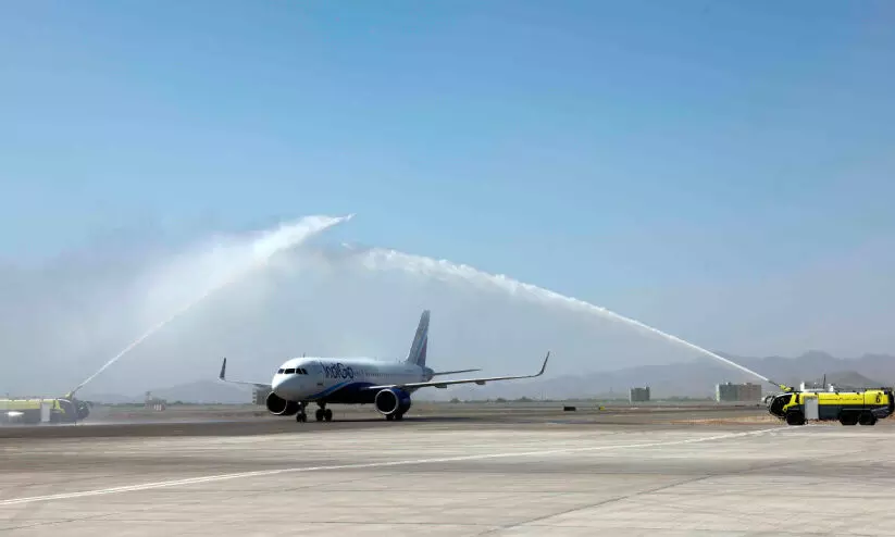 ഫു​ജൈ​റ​യി​ല്‍നി​ന്ന് ഇ​ന്‍ഡി​ഗോ സ​ര്‍വി​സി​ന്​ തു​ട​ക്കം