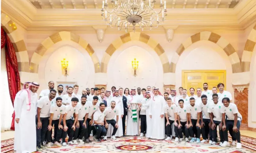 അ​ൽ അ​ഹ്​​ലി ക്ല​ബി​നെ സൗ​ദി കി​രീ​ടാ​വ​കാ​ശി അ​ഭി​ന​ന്ദി​ച്ചു