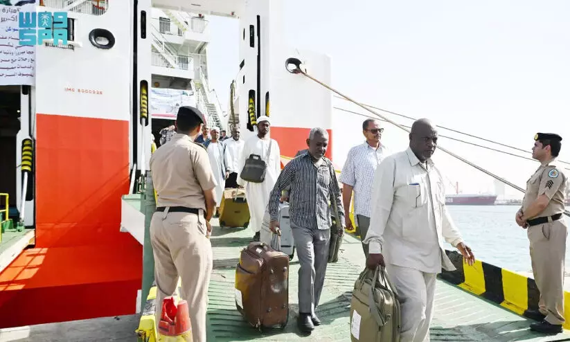 ക​പ്പ​ൽവ​ഴി ഹ​ജ്ജ്​ തീ​ർ​ഥാ​ട​ക​രു​​ടെ ആ​ദ്യ​സം​ഘ​മെ​ത്തി