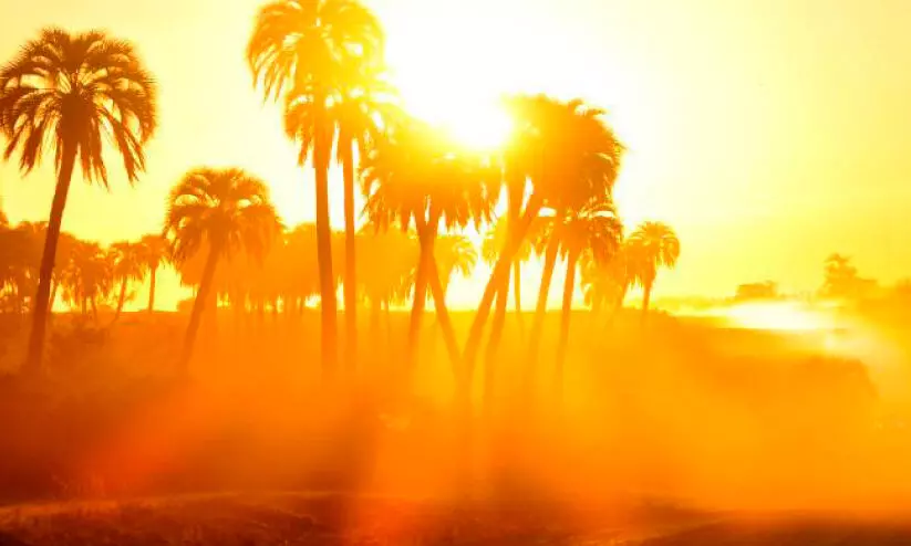 ചെ​റി​യ ഇ​ടവേ​ള​ക്ക് ശേ​ഷം വീ​ണ്ടും താ​പ​നി​ല ഉ​യ​ർ​ന്നു