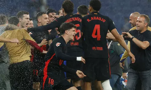 യമാൽ മാജിക്! ബാഴ്സലോണക്ക് 28ാം ലാ ലിഗ കിരീടം; രണ്ടു മത്സരം ബാക്കി നിൽക്കെ റയലിനേക്കാൾ ഏഴു പോയന്‍റ് ലീഡ്