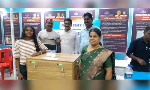 സമയം കളയാതെ പാൽ കുടിക്കാം; ആ​ട്ടോ​മാ​റ്റി​ക്ക് മി​ൽ​ക്ക് ഡി​സ്പെ​ൻ​സ​റുമായി വി​ദ്യാ​ർ​ഥി​നി