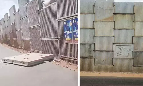 സുരക്ഷ മാനദണ്ഡം പാലിക്കാതെ ദേശീയപാത നിർമാണം; സംരക്ഷണ ഭിത്തികൾ തകർന്നുവീഴുന്നത് ഭീഷണി