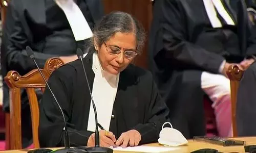 യാത്രയയപ്പില്ലാതെ ജസ്റ്റിസ് ബേല എം. ത്രിവേദി പടിയിറങ്ങി; ബാ​ർ അ​​സോ​സി​യേ​ഷ​​നെ വി​മ​ർ​ശി​ച്ച് ചീ​ഫ് ജ​സ്റ്റി​സ്