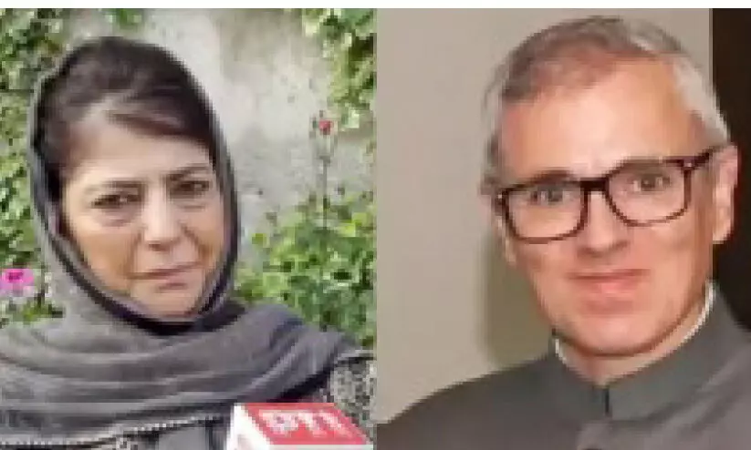 ത​ട​യ​ണ പ​ദ്ധ​തിയിൽ മെ​ഹ​ബൂ​ബ -​ഉ​മ​ർ അ​ബ്ദു​ല്ല വാ​ക്പോ​ര്; ജലം ആയുധമാക്കരുതെന്ന് മെഹബൂബ; അതിർത്തിക്കപ്പുറത്തുള്ളവരെ പ്രീണിപ്പിക്കരുതെന്ന് ഉമർ അബ്ദുല്ല