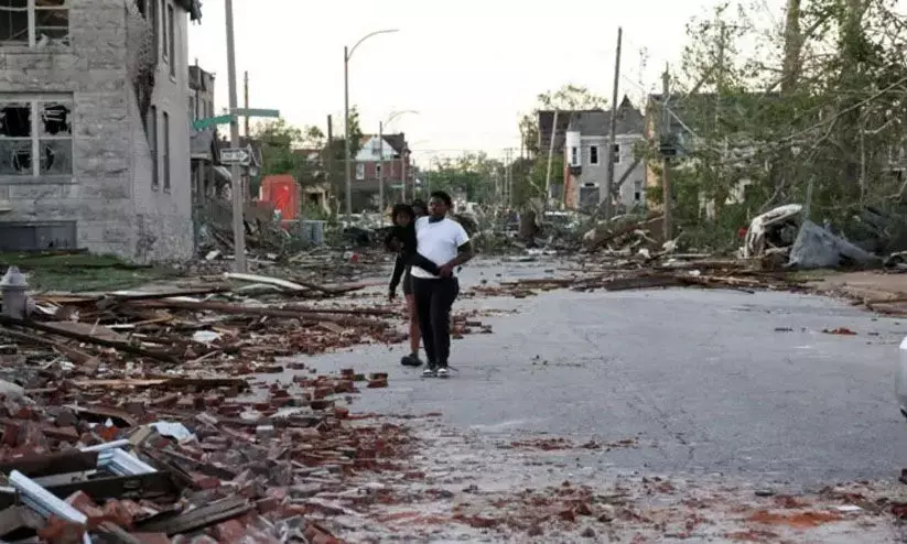 യു.എസ് സംസ്ഥാനങ്ങളിൽ ചുഴലിക്കാറ്റ്; പതിനാറ് മരണം
