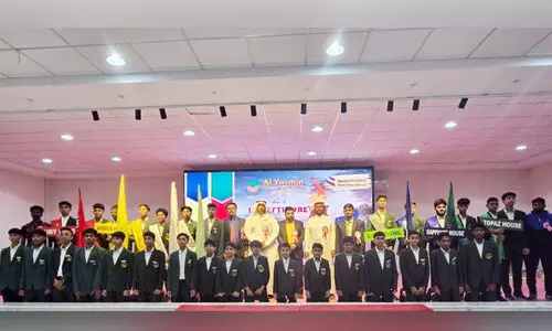 al yasmin school boys divition sports meet and student council pledge