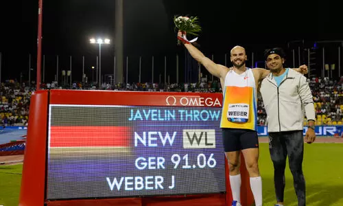 നീ​ര​ജി​ന്റെ ഭാ​ഗ്യ​ദോ​ഹ; ഡ​യ​മ​ണ്ട് ലീ​ഗി​ൽ തി​ള​ങ്ങി ഇ​ന്ത്യ​യു​ടെ സൂ​പ്പ​ർ​താ​രം; 90.23 മീ​റ്റ​റു​മാ​യി ച​രി​ത്ര​നേ​ട്ടം