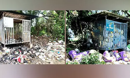 മാലിന്യങ്ങൾ സൂക്ഷിച്ച എം.സി.എഫ് അജ്ഞാതർ അഗ്നിക്കിരയാക്കി