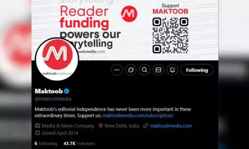 മക്തൂബ് മീഡിയയുടെ എക്സ് അക്കൗണ്ട് പുനഃസ്ഥാപിച്ച് കേന്ദ്ര സർക്കാർ