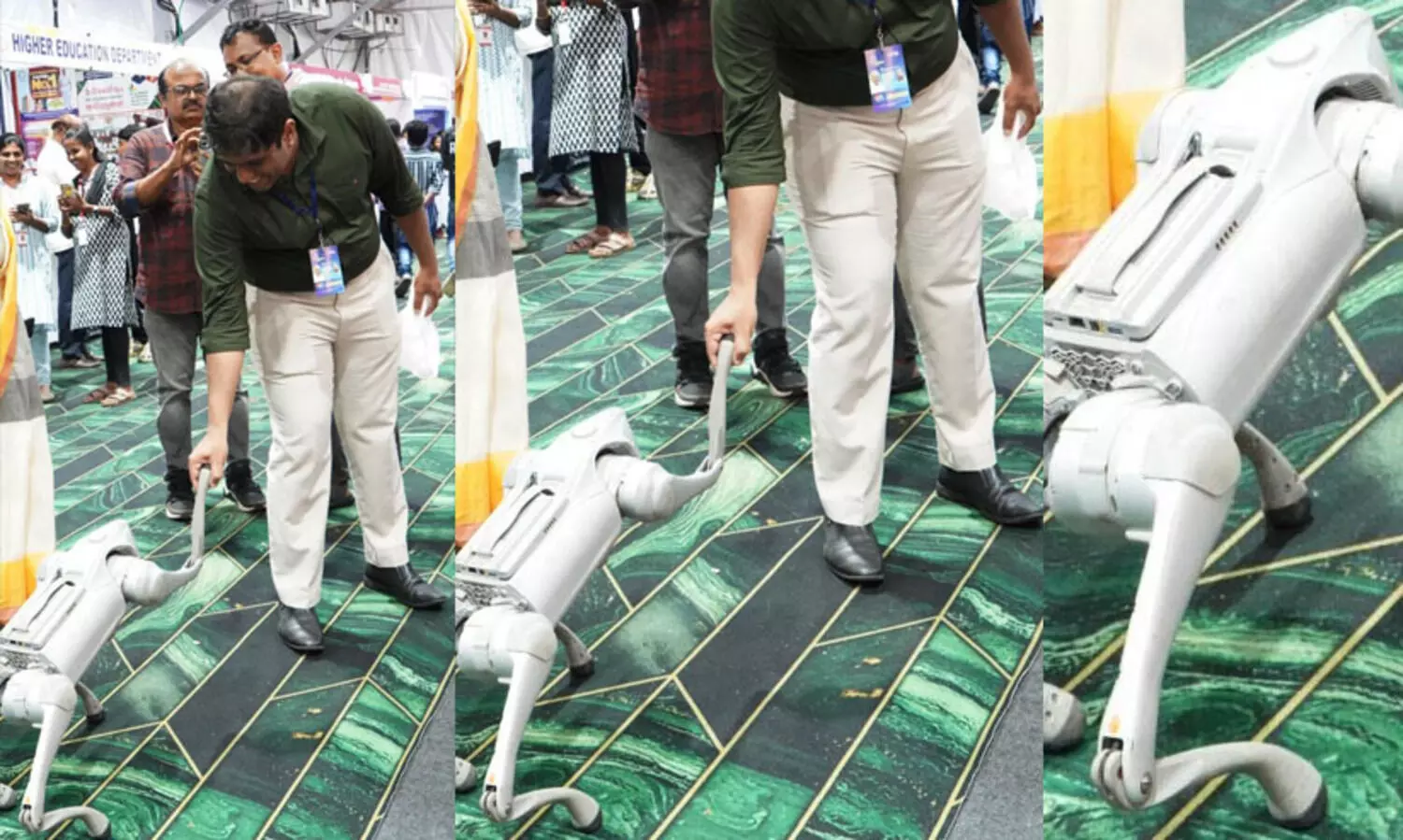 എൻറെ കേരളം : തരംഗമായി റോബോ ടോയ് ഡോഗ് ബെൻ