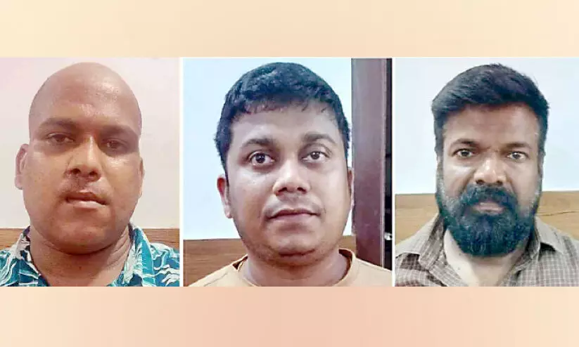 ക്ഷേത്രത്തിൽ അതിക്രമം; ഗുണ്ടാതലവനും കൂട്ടാളികളും അറസ്റ്റിൽ