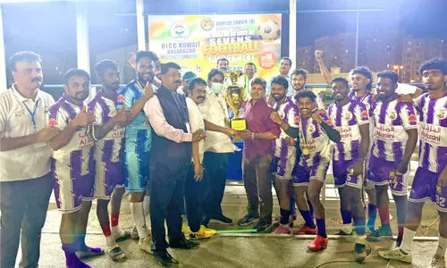 ഒ.​ഐ.​സി.​സി ഫു​ട്ബാ​ൾ ടൂ​ർ​ണ​മെ​ന്റ്: ഫ്ലൈ​റ്റേഴ്സ് എ​ഫ്.​സി-​എ ജേ​താ​ക്ക​ൾ