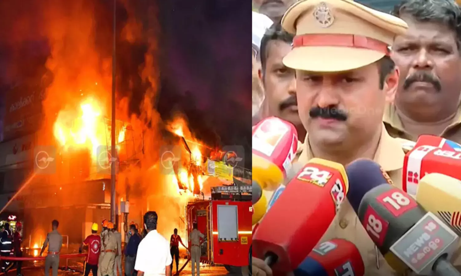 കോഴിക്കോട് ബസ് സ്റ്റാൻഡ് തീപിടിത്തം: ടെക്സ്റ്റയിൽസിന് എൻ.ഒ.സി ഇല്ലെന്ന് ജില്ലാ ഫയർ ഓഫീസർ; തകരഷീറ്റുകൊണ്ട് അടച്ചതാണ് രക്ഷാപ്രവർത്തനം ദുഷ്കരമാക്കിയത്