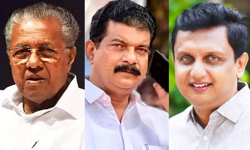PV Anvar, Pinarayi Vijayan, PA Mohammed Riyas