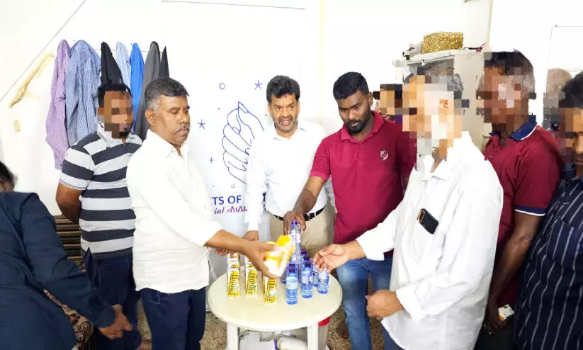 lights of kindness distributed food items