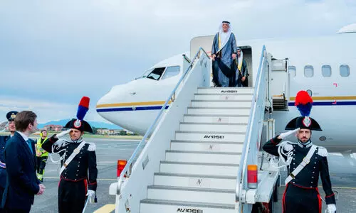 മാ​ര്‍പാ​പ്പ​യു​ടെ സ്ഥാ​നാ​രോ​ഹ​ണ ച​ട​ങ്ങി​ല്‍ ശൈ​ഖ് സ​ഊ​ദ് പ​​ങ്കെ​ടു​ത്തു