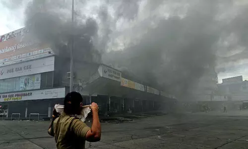 Kozhikode Bus stand Fire