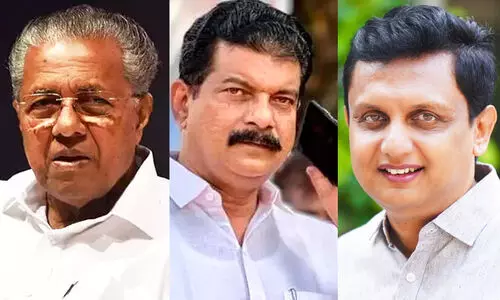 PV Anvar, Pinarayi Vijayan, PA Mohammed Riyas