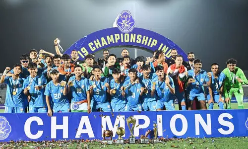 അ​ണ്ട​ർ 19 സാ​ഫ് കിരീടത്തിൽ മുത്തമിട്ട് ഇ​ന്ത്യ