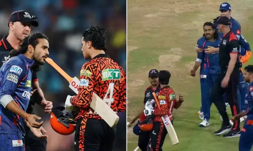 വീണ്ടും ‘നോട്ട്ബുക്ക്’ പുറത്തെടുത്ത് ദിഗ്വേഷ്, വിട്ടുകൊടുക്കാതെ അഭിഷേക്; നാടകീയ രംഗങ്ങൾ -വിഡിയോ വീണ്ടും ‘നോട്ട്ബുക്ക്’ പുറത്തെടുത്ത് ദിഗ്വേഷ്, വിട്ടുകൊടുക്കാതെ അഭിഷേക്; നാടകീയ രംഗങ്ങൾ -വിഡിയോ