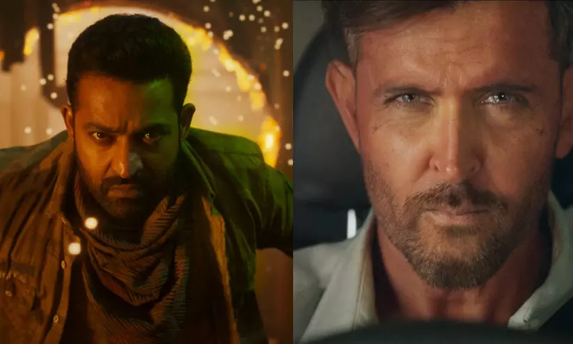 ഹൃത്വിക് റോഷനും ജൂനിയർ എൻ.ടി.ആറും നേർക്കുനേർ; വാർ 2 ടീസർ പുറത്ത് ഹൃത്വിക് റോഷനും ജൂനിയർ എൻ.ടി.ആറും നേർക്കുനേർ; വാർ 2 ടീസർ പുറത്ത്