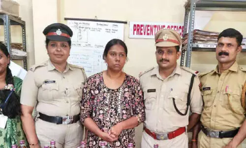 വീട്ടിൽ മദ്യവിൽപന: യുവതി അറസ്റ്റിൽ