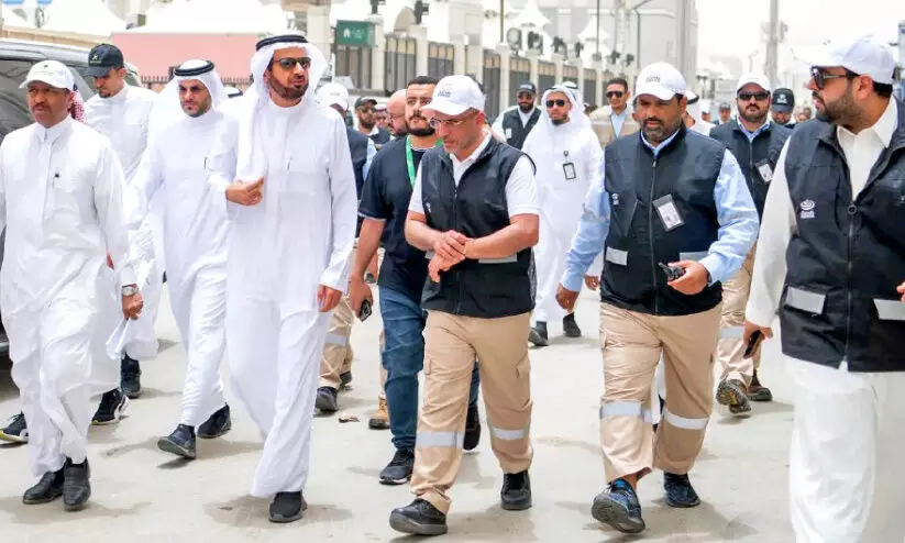 പു​ണ്യ​സ്ഥ​ല​ങ്ങ​ളി​ൽ ഒ​രു​ക്കം പൂ​ർ​ണം; ത​യാ​റെ​ടു​പ്പുകൾ പരിശോധിച്ച് ഹ​ജ്ജ്​ മ​​ന്ത്രി