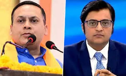 Amit Malviya and Arnab Goswami
