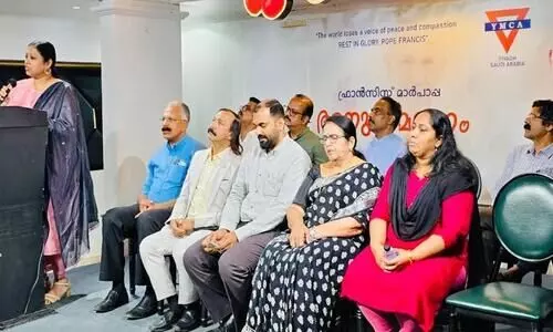 ഫ്രാൻസിസ് മാർപാപ്പയെ വൈ.എം.സി.എ റിയാദ്​ ഘടകം അനുസ്മരിച്ചു