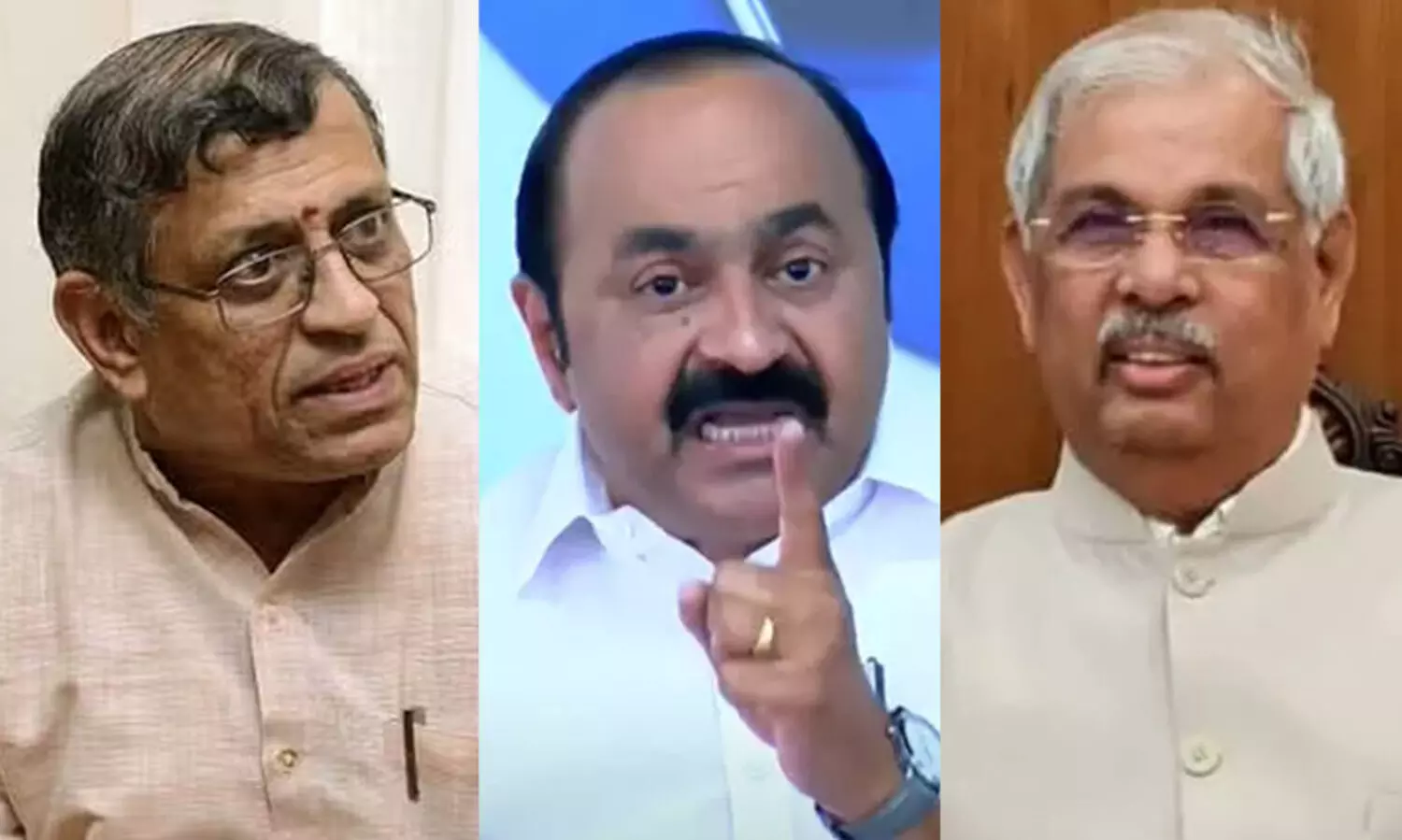 VD Satheesan, Rajendra Vishwanath Arlekar, S Gurumurthy