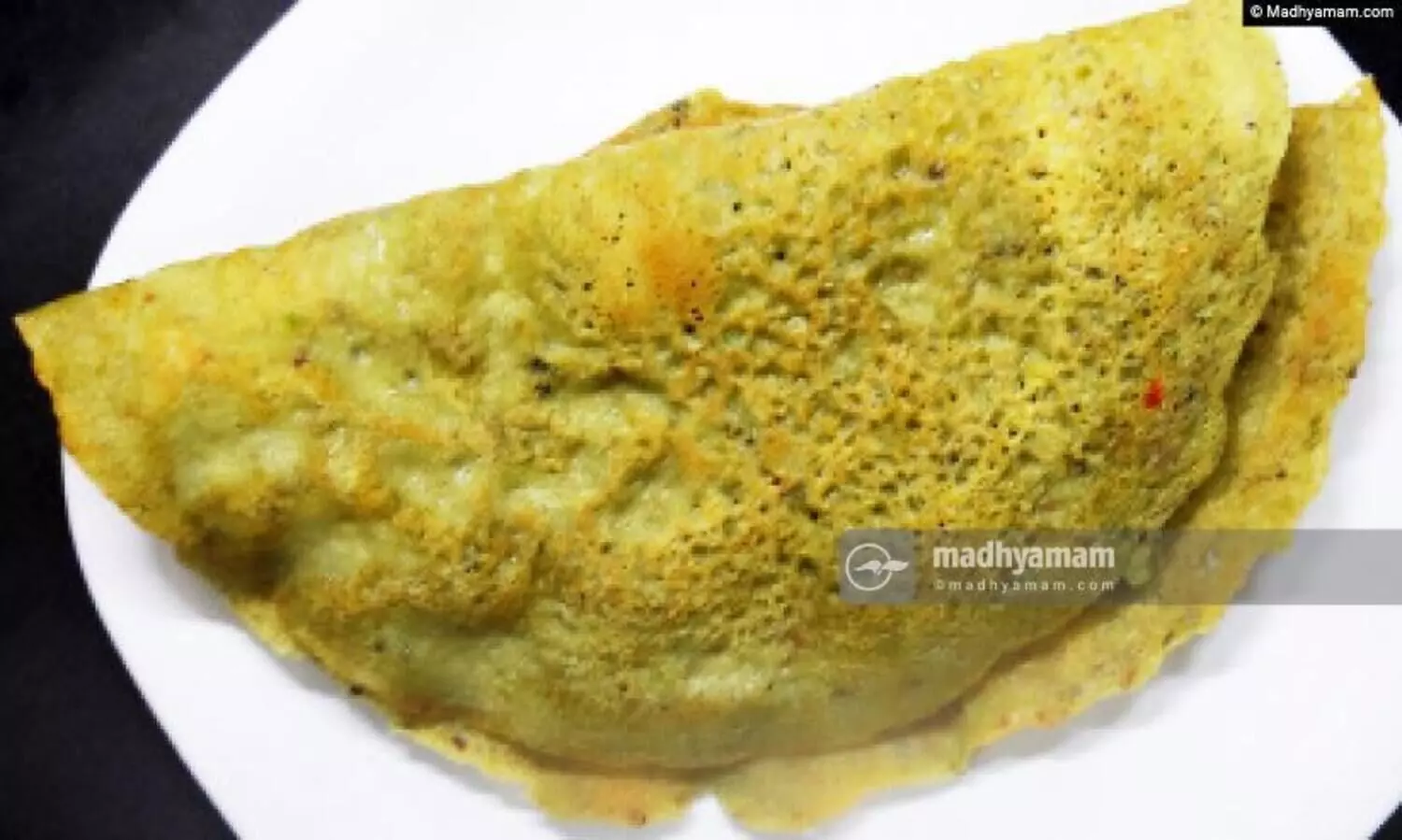 Crispy Cherupayar Dosa