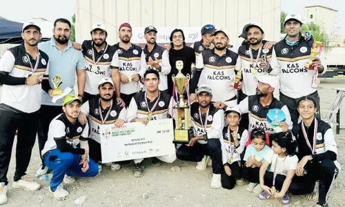 മ​സ്ക​ത്ത് ഓ​പ​ൺ ക്രി​ക്ക​റ്റ് ലീ​ഗ്; കെ.​എ.​എ​സ് ഫാ​ൽ​ക്ക​ൻ​സ് ജേ​താ​ക്ക​ൾ